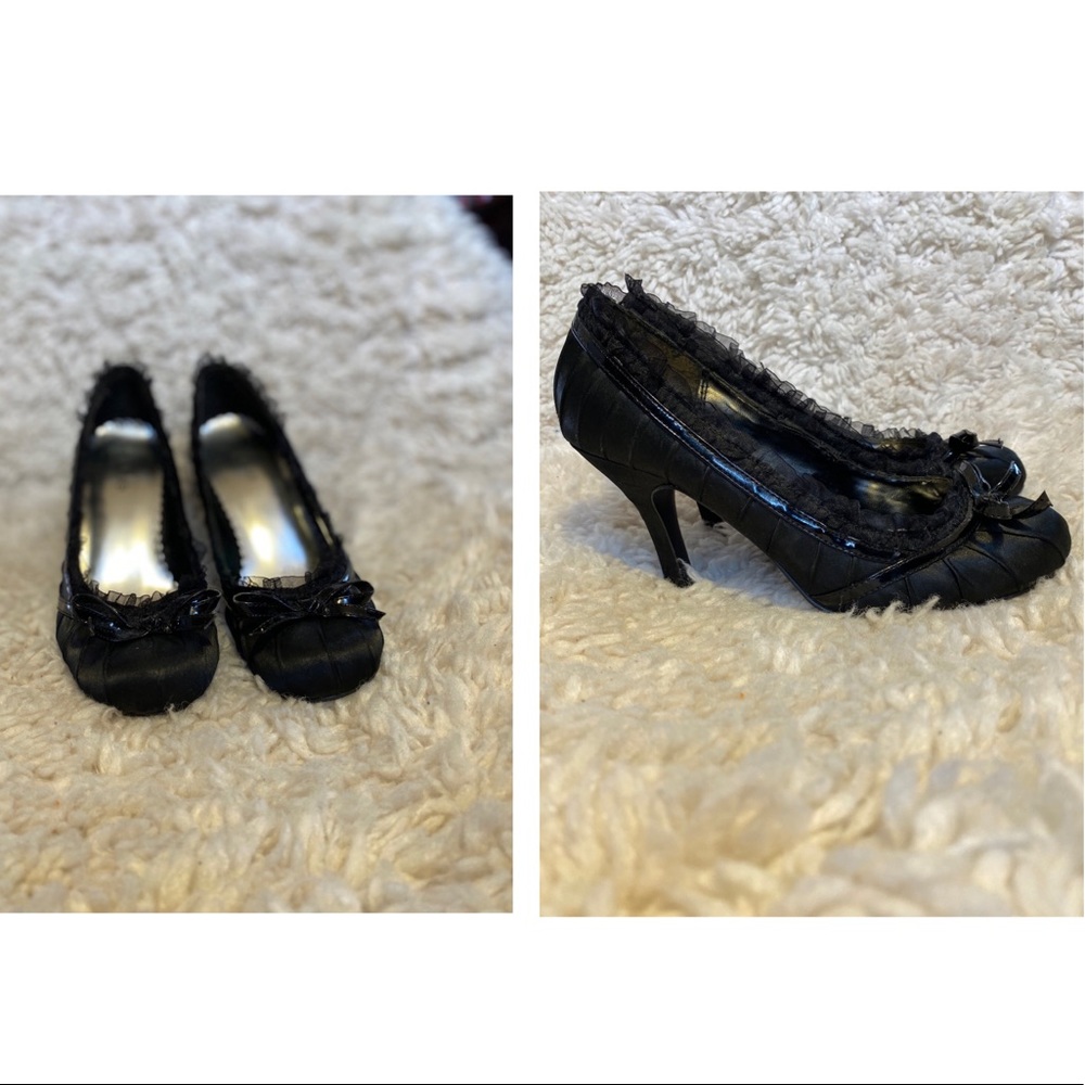 Black Closed Toed Heels